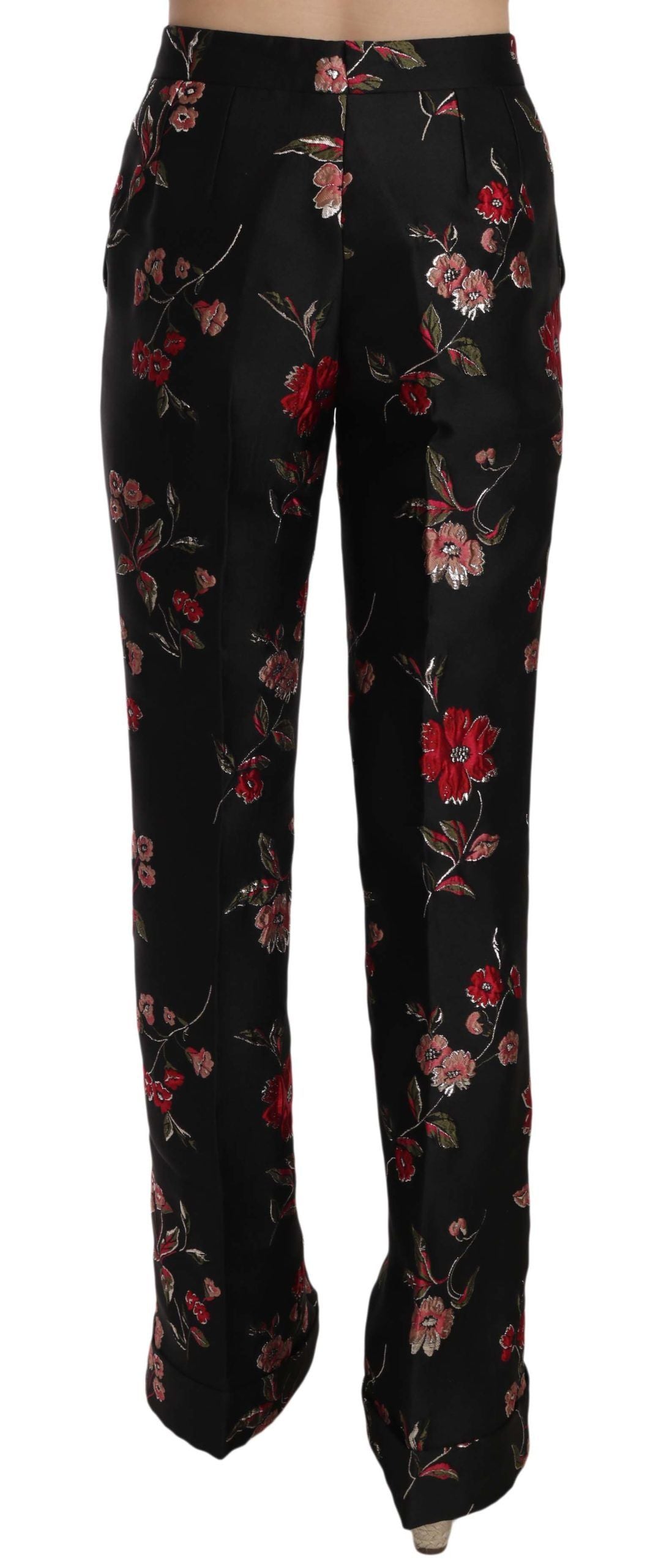 Dolce & Gabbana Pantaloni eleganti con stampa floreale