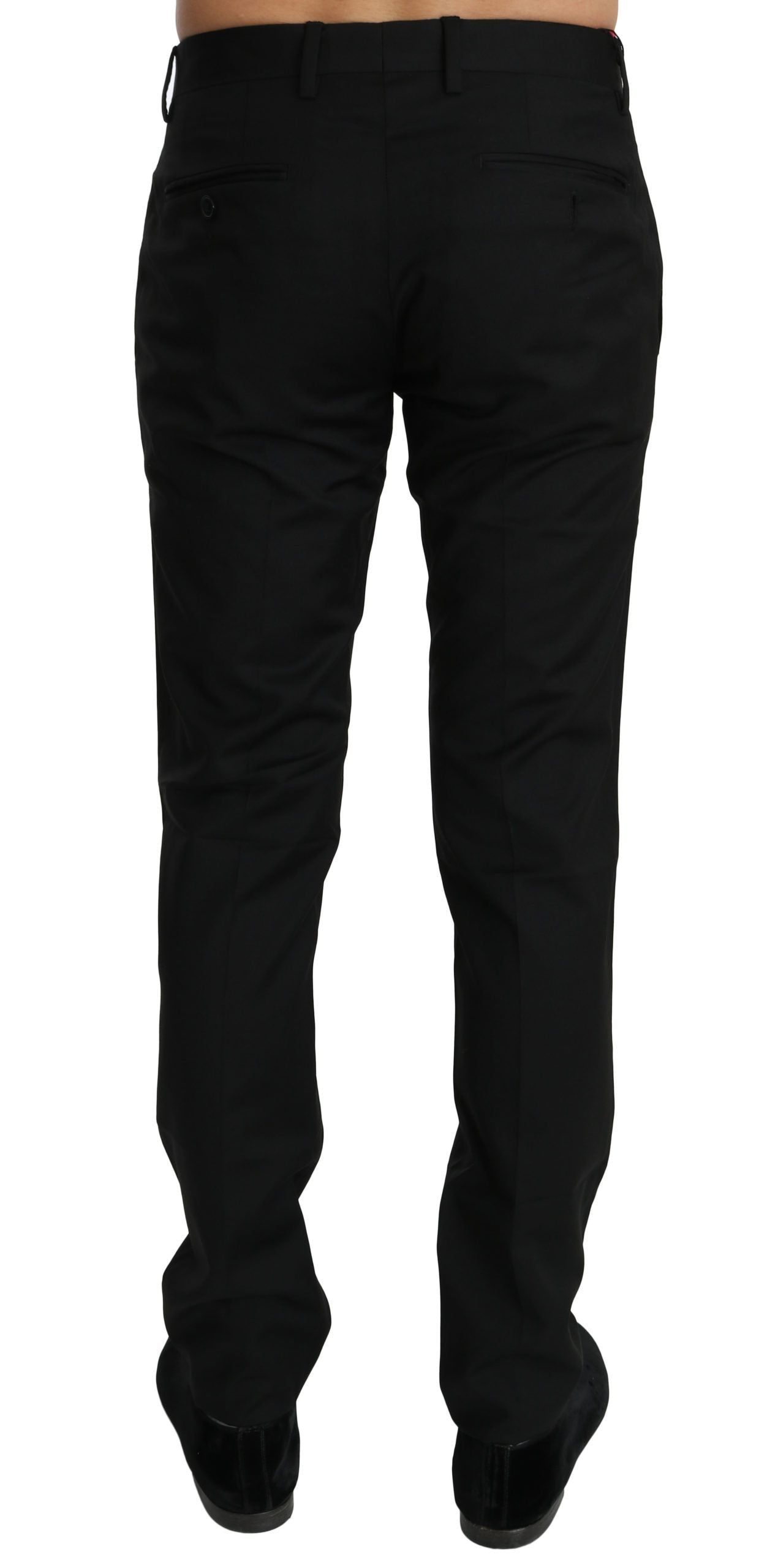Dolce & Gabbana Pantaloni eleganti in lana nera