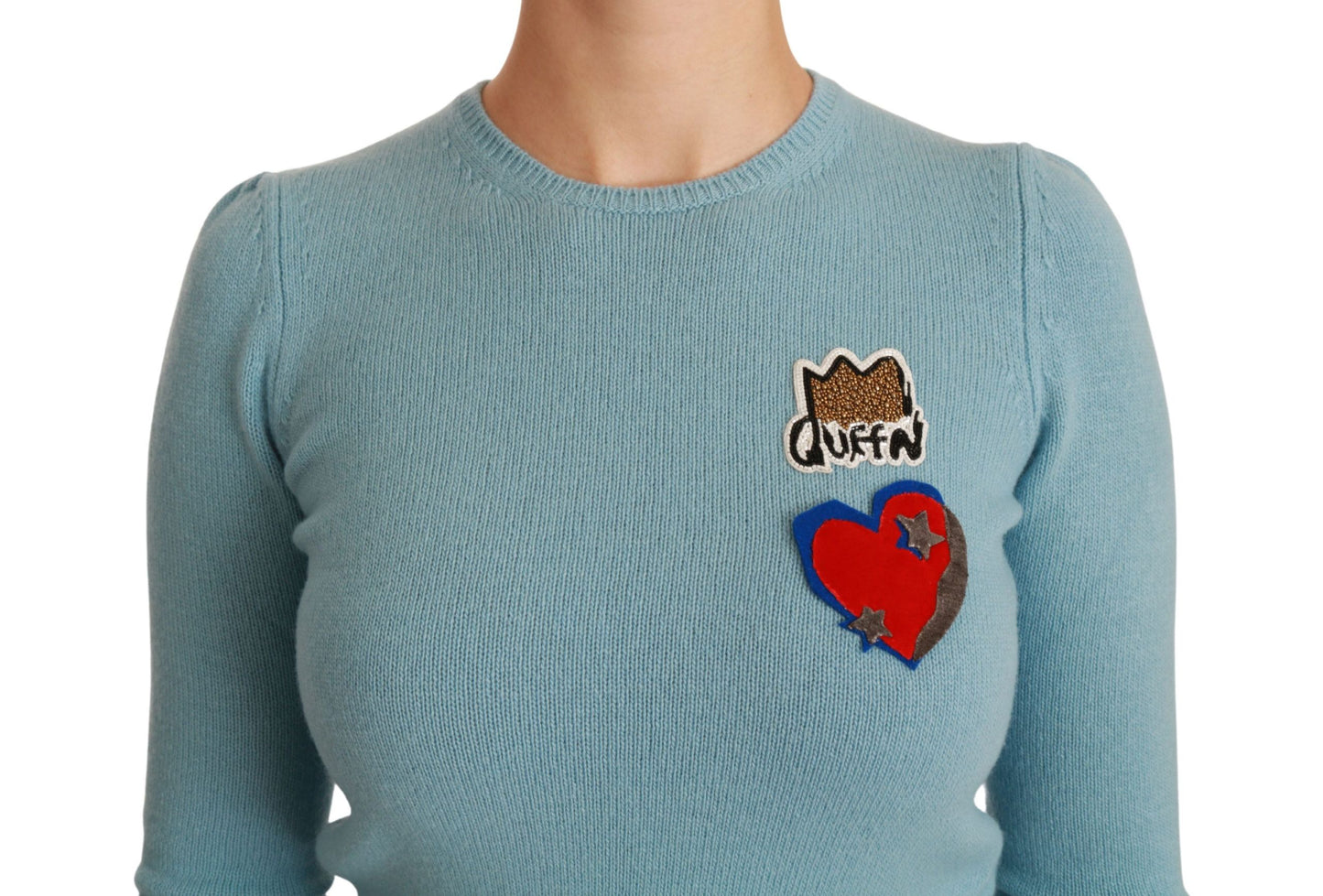 Dolce & Gabbana Maglione in lana con perline Queen Heart