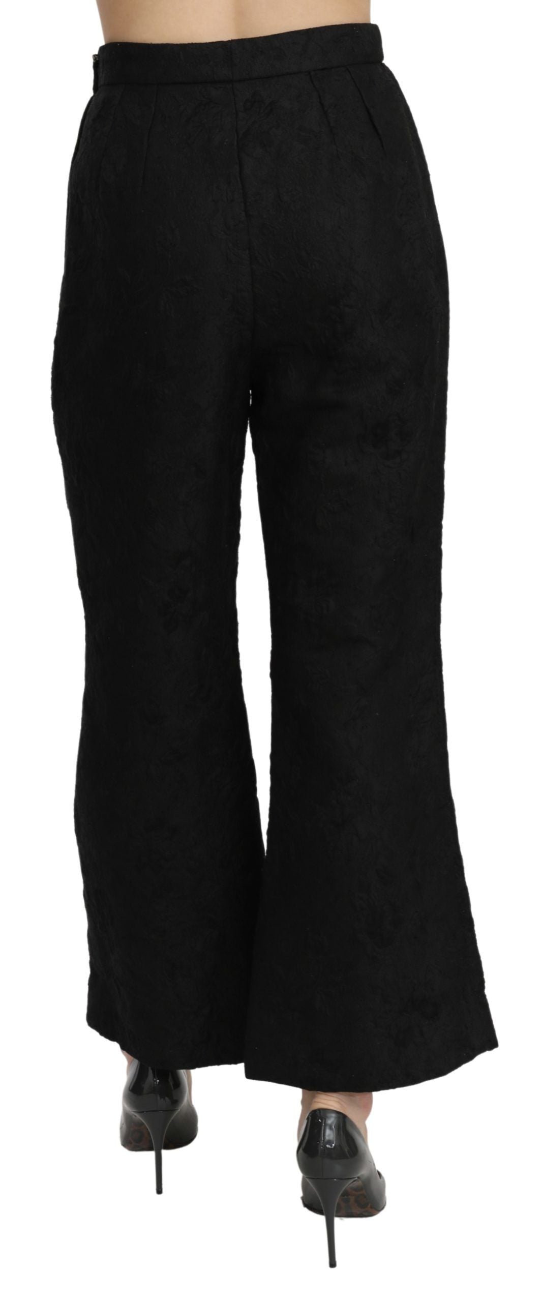 Pantaloni cropped svasati a vita alta Dolce & Gabbana Chic