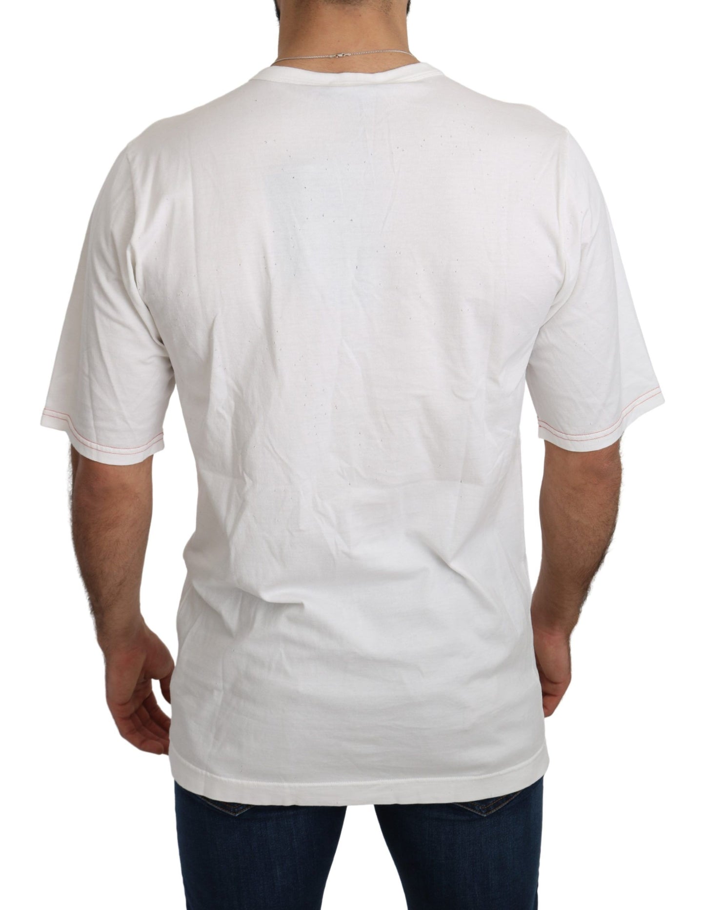 Dolce & Gabbana T-shirt slim fit con stampa leopardata elegante