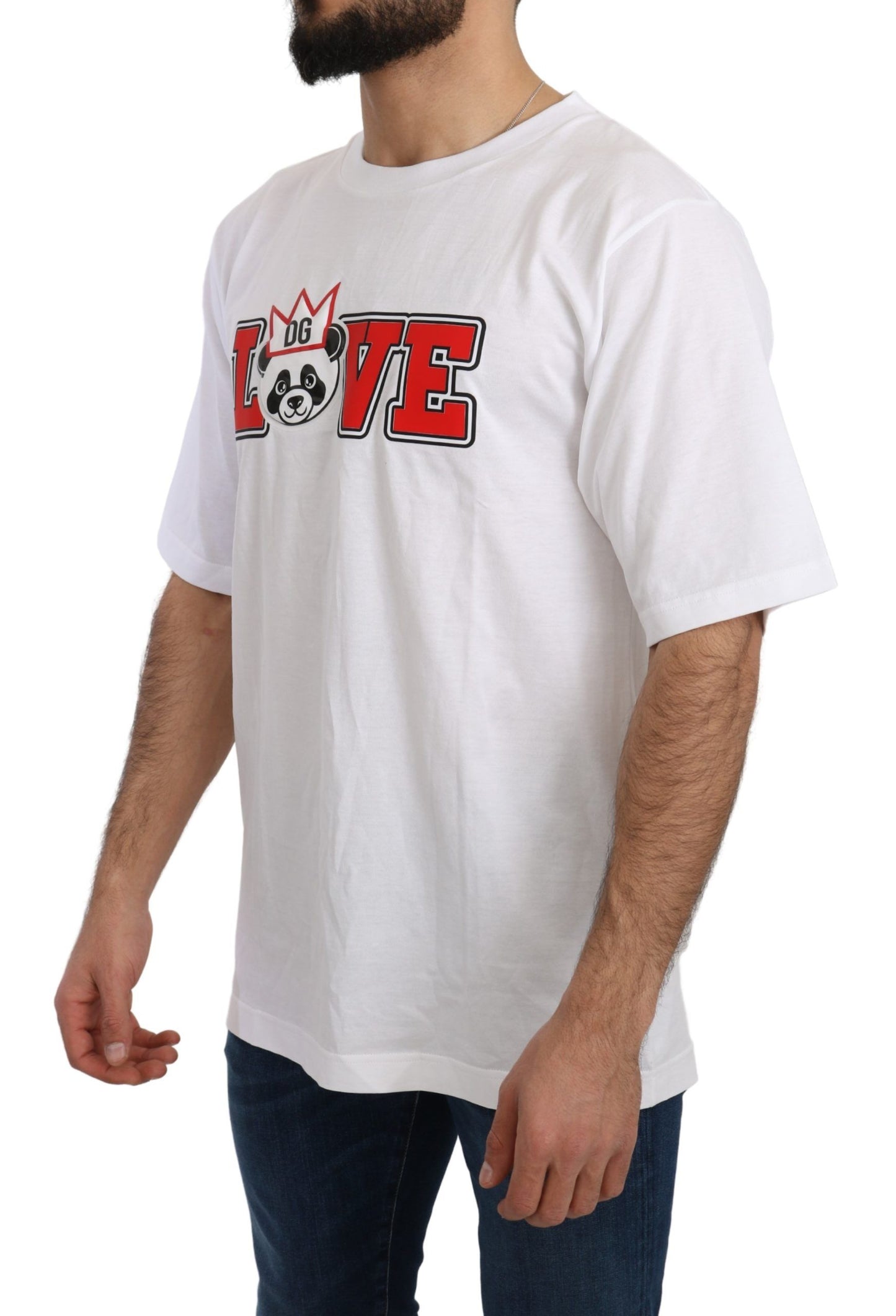 T-shirt girocollo slim fit Dolce & Gabbana Panda Love