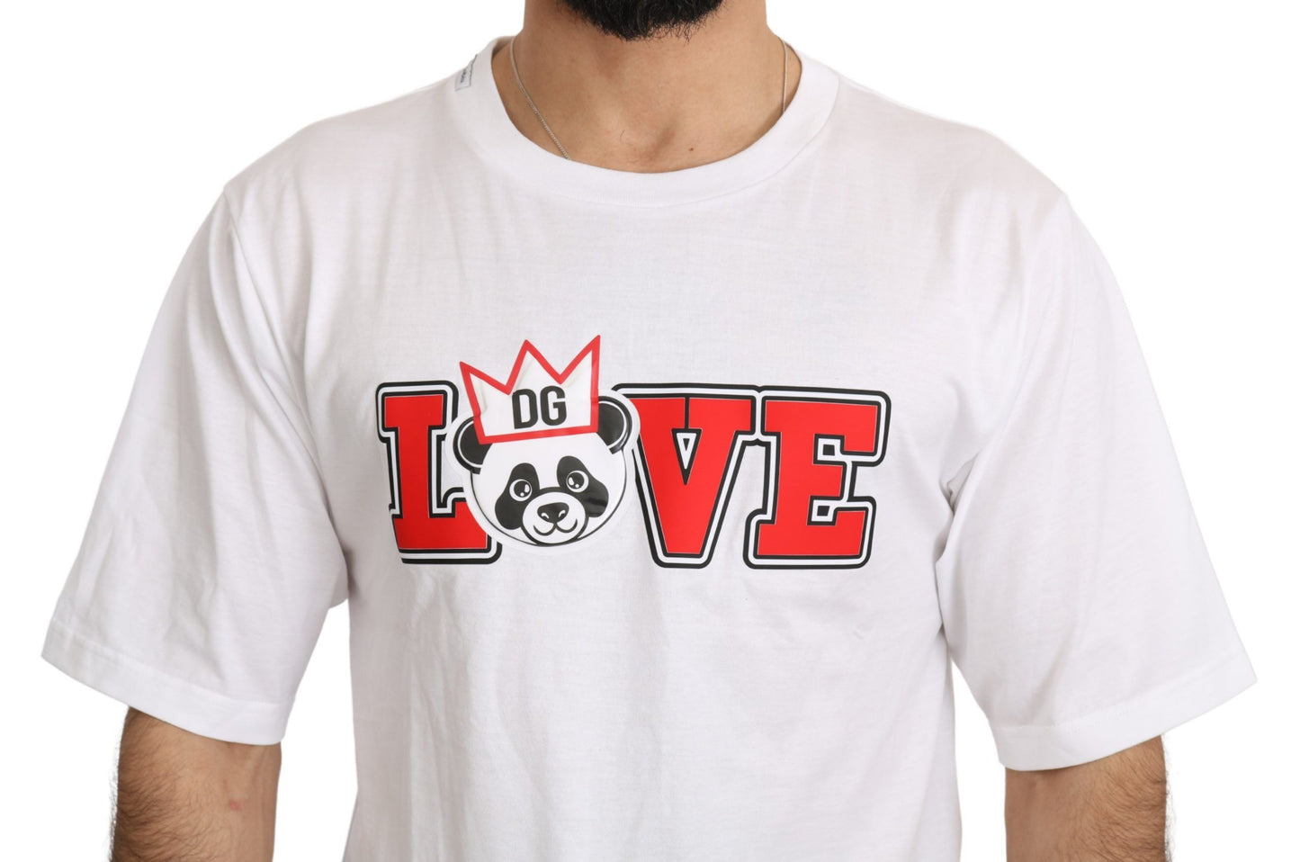 T-shirt girocollo slim fit Dolce & Gabbana Panda Love