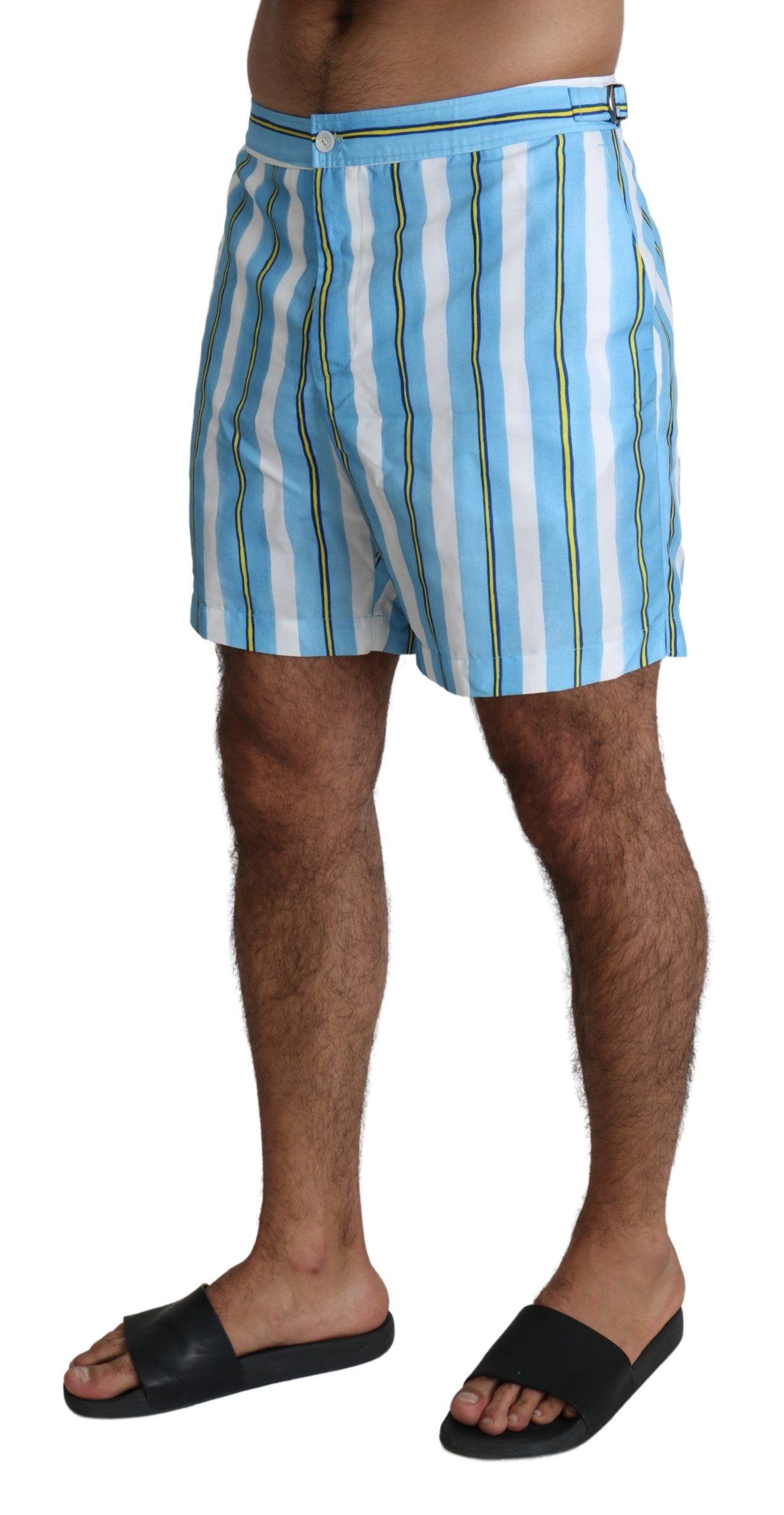 Pantaloncini da bagno eleganti a righe Dolce & Gabbana