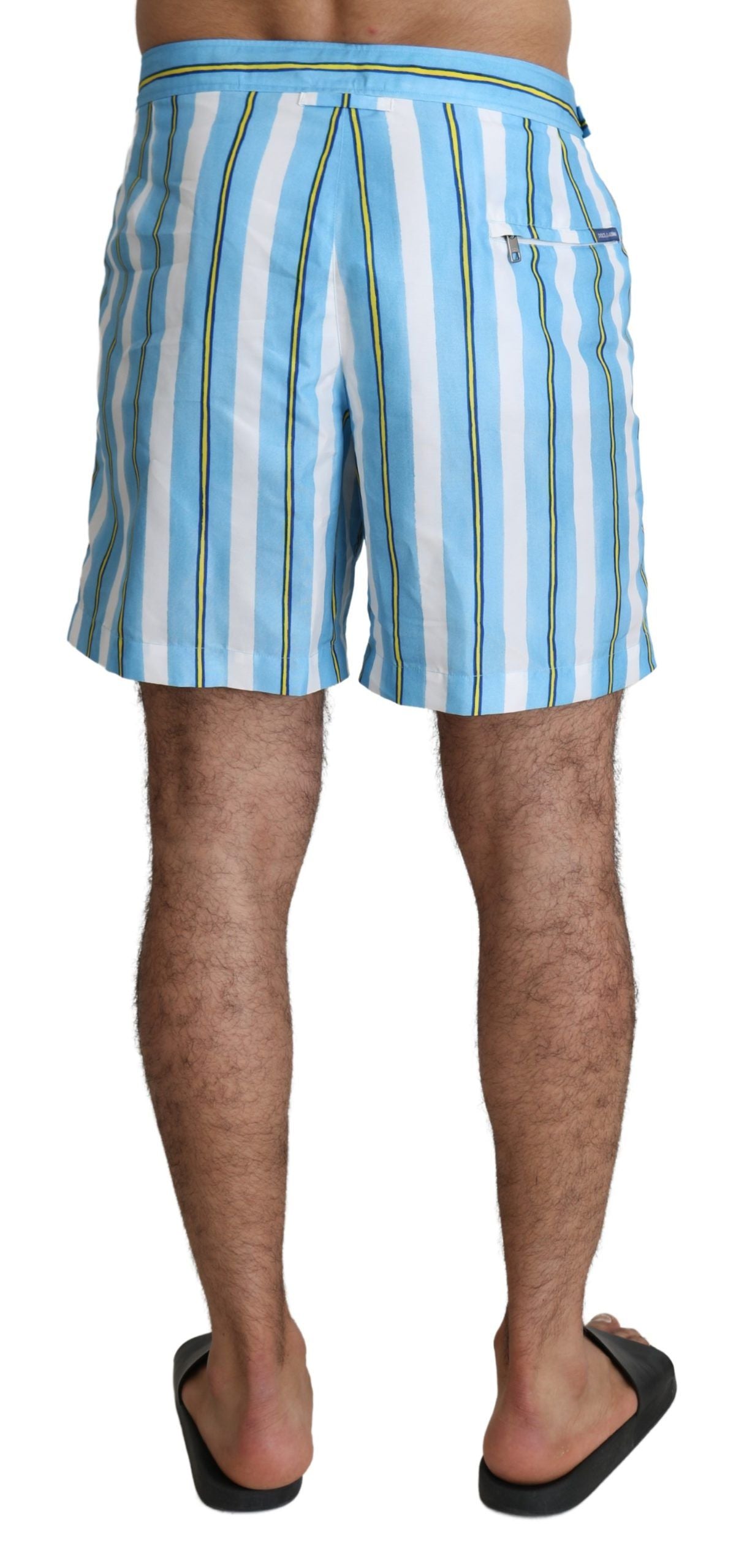 Pantaloncini da bagno eleganti a righe Dolce & Gabbana
