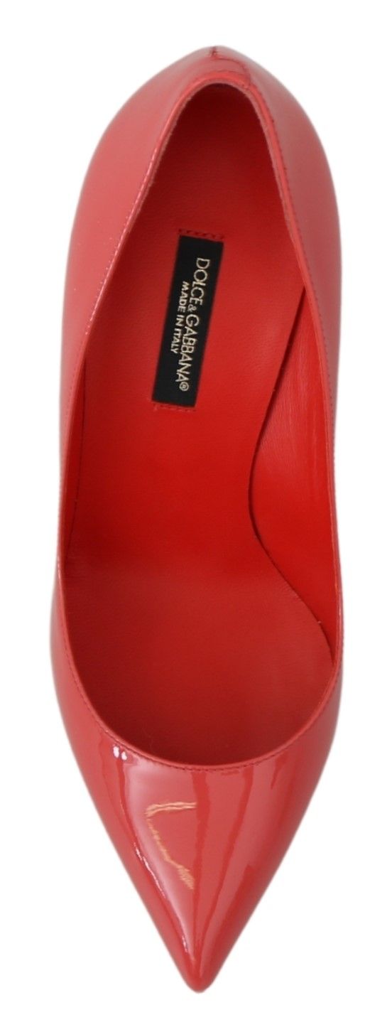 Dolce & Gabbana Décolleté eleganti in vernice rosa scuro