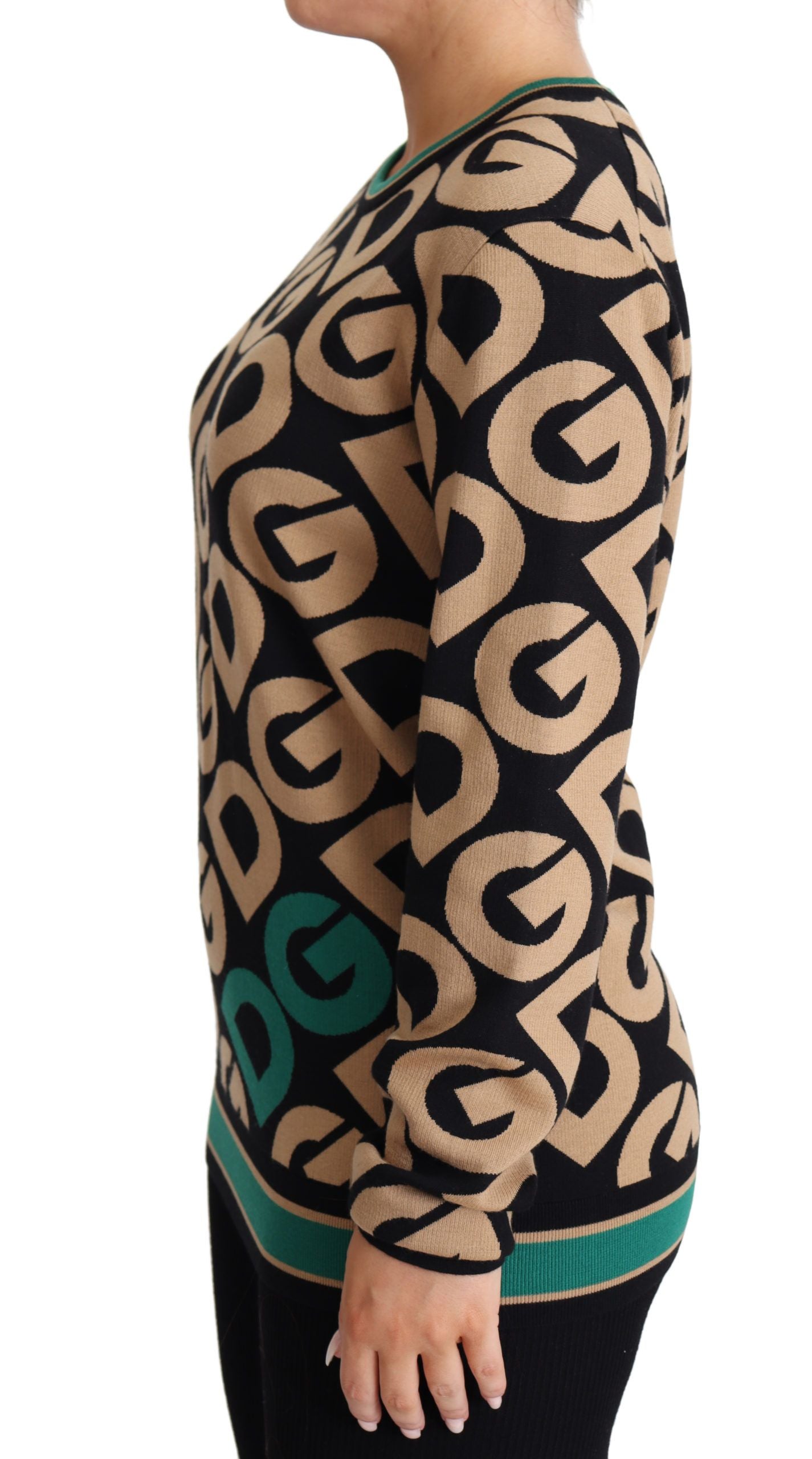 Dolce & Gabbana Maglione Elegante In Misto Lana Multicolor