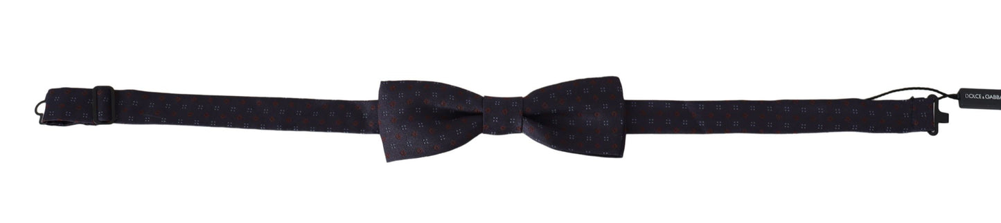 Dolce & Gabbana Splendido papillon in seta fantasia grigia