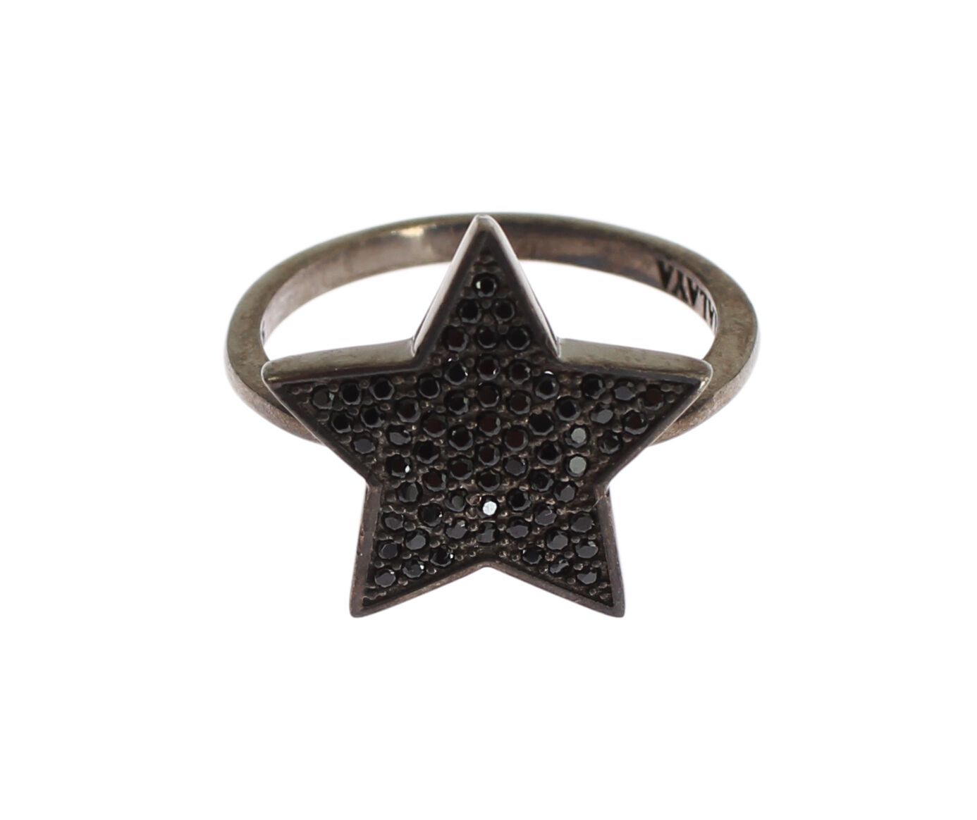 Nialaya squisito anello in cristallo CZ in argento sterling