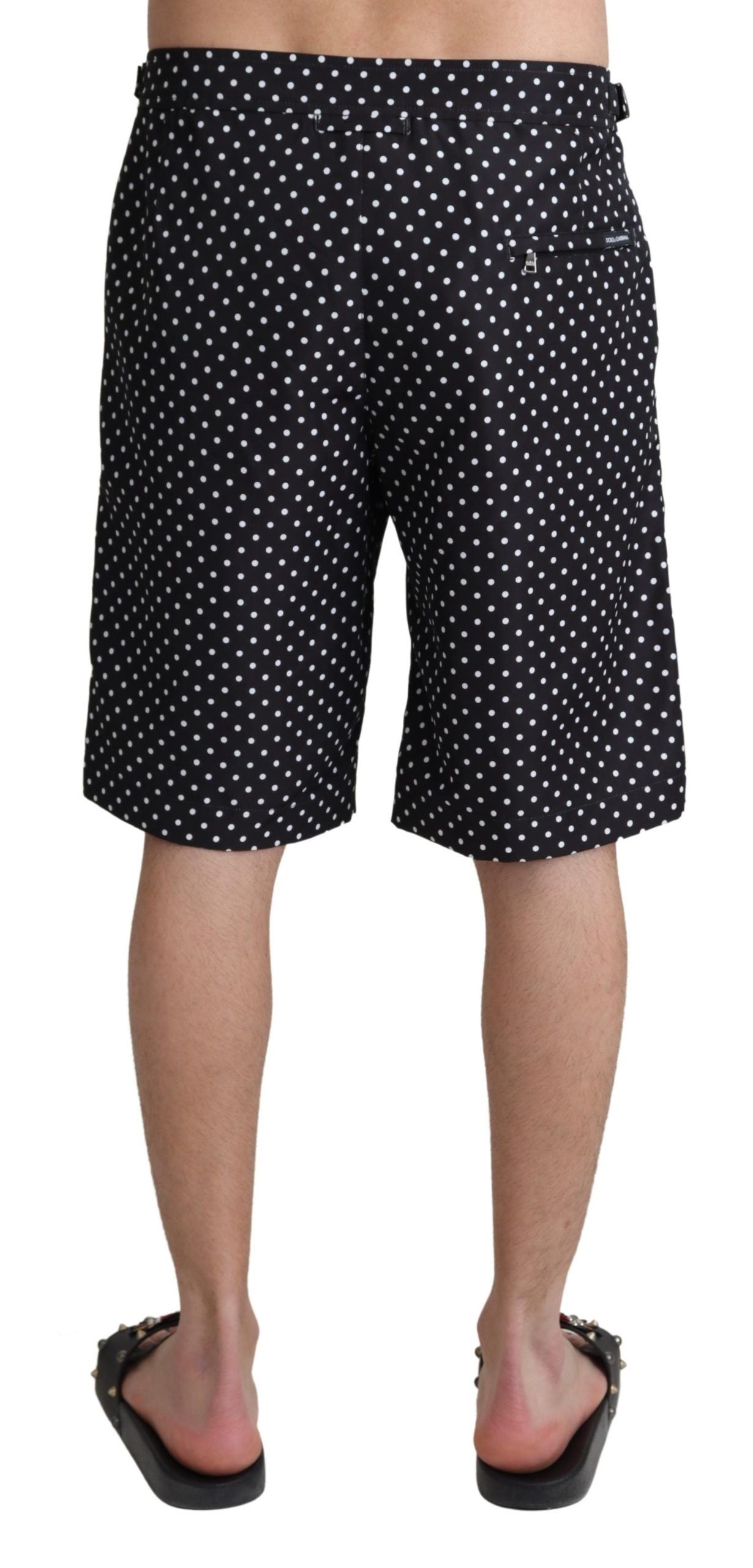 Boxer da bagno Elegance a pois di Dolce & Gabbana