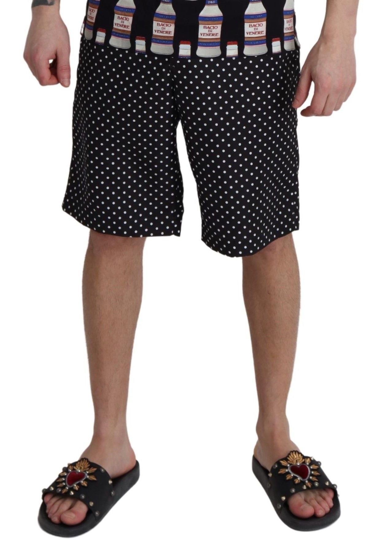 Boxer da bagno Elegance a pois di Dolce & Gabbana