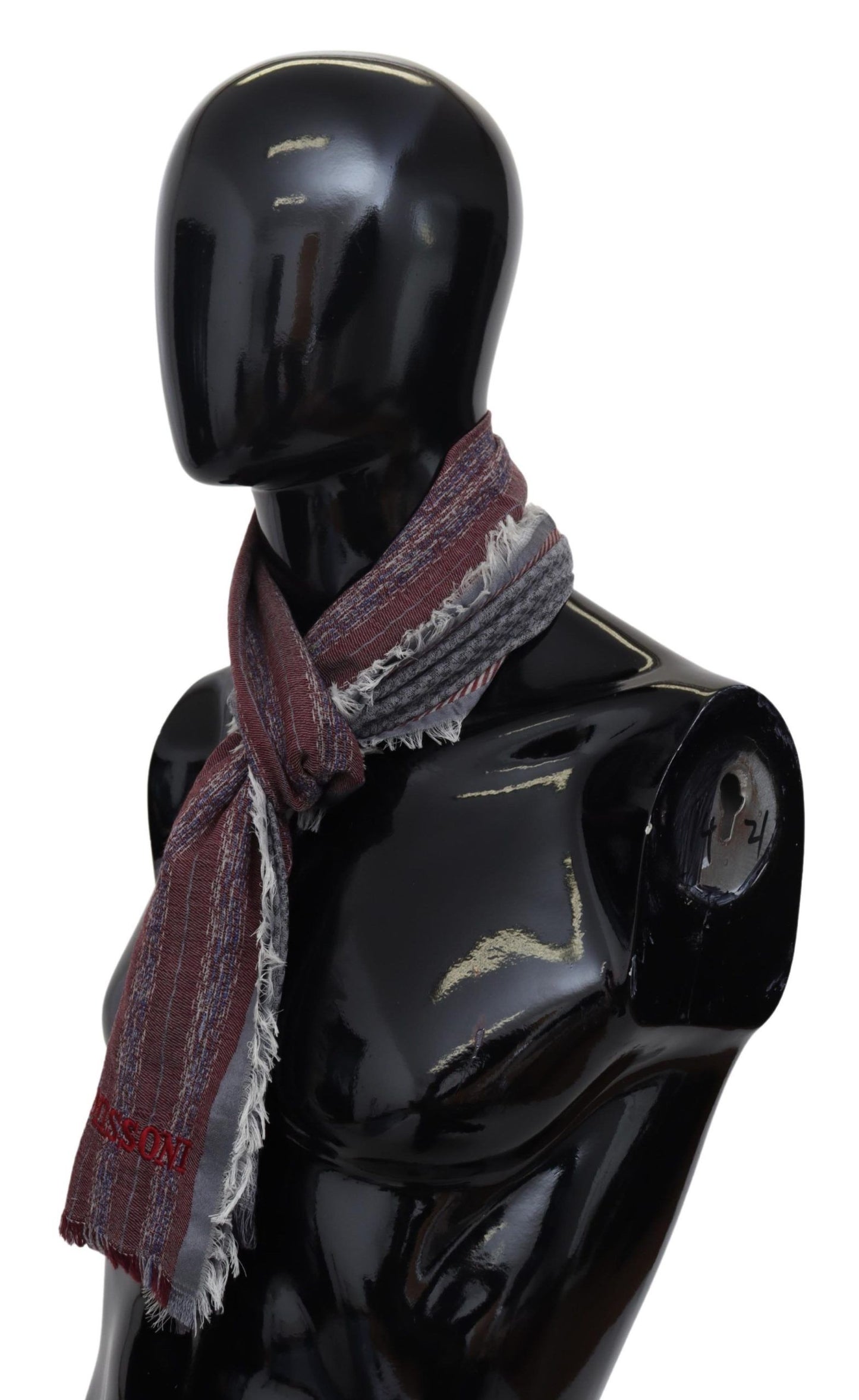 Sciarpa Missoni Elegante In Lana Con Logo A Righe