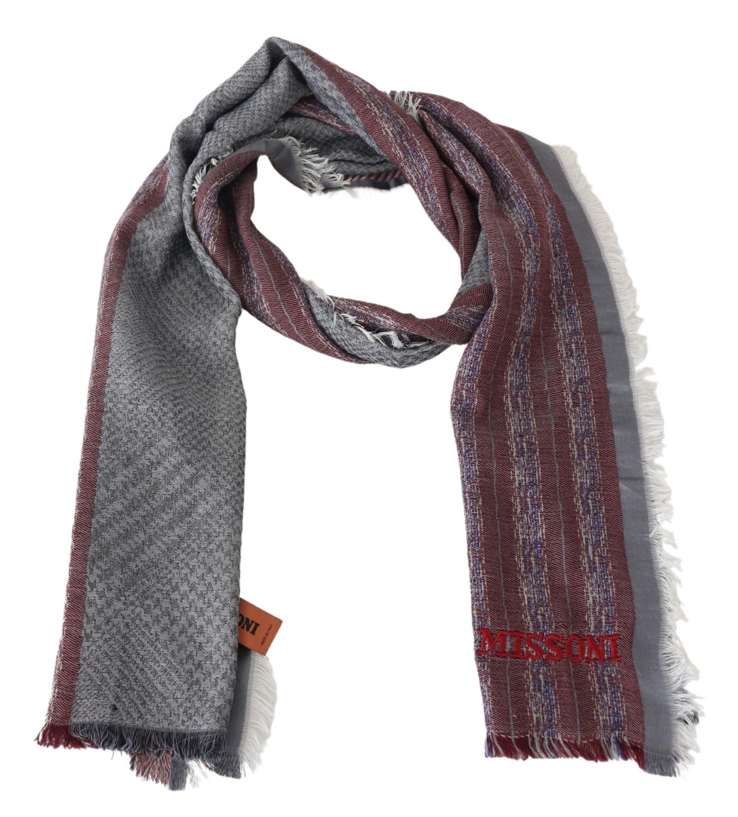 Sciarpa Missoni Elegante In Lana Con Logo A Righe