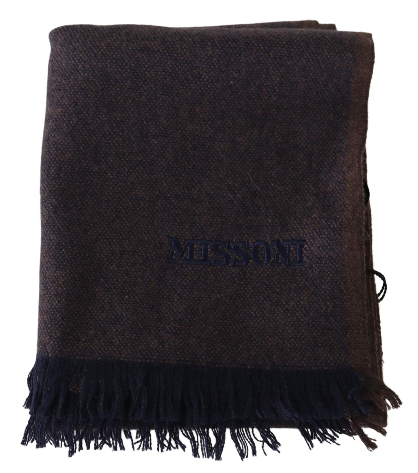 Элегантный кашемировый шарф унисекс Missoni с бахромой