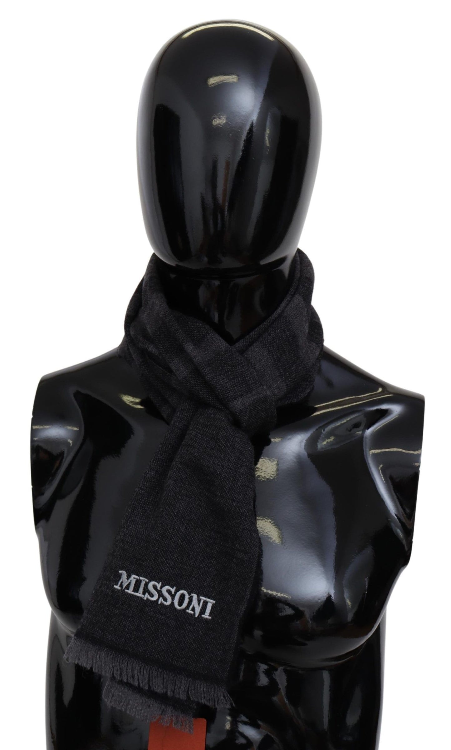 Missoni Elegante Sciarpa in Lana con Strisce Firmate
