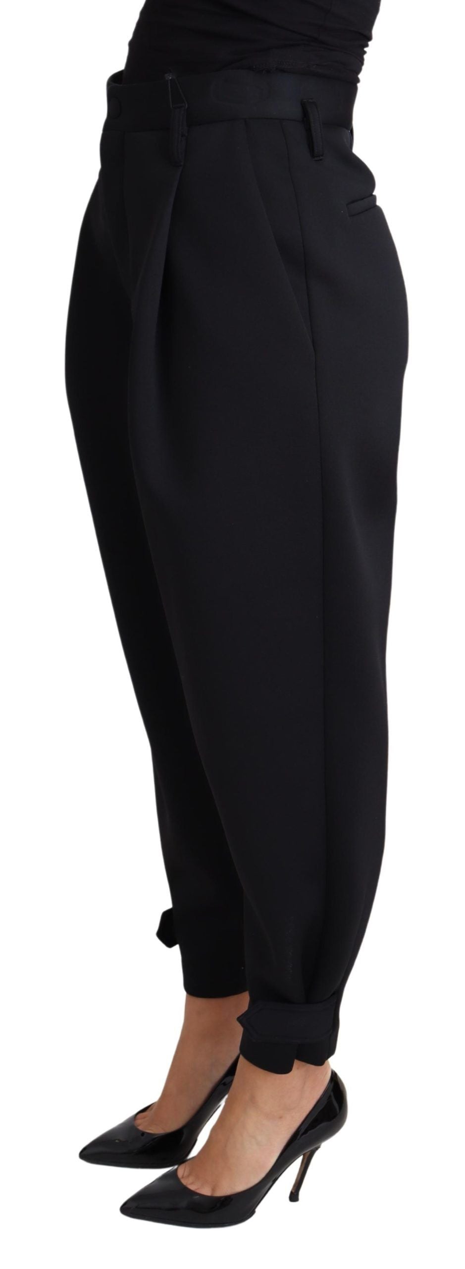 Pantaloni cropped eleganti a vita alta di Dolce & Gabbana