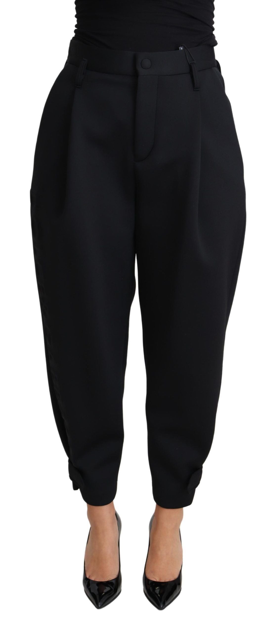 Pantaloni cropped eleganti a vita alta di Dolce & Gabbana