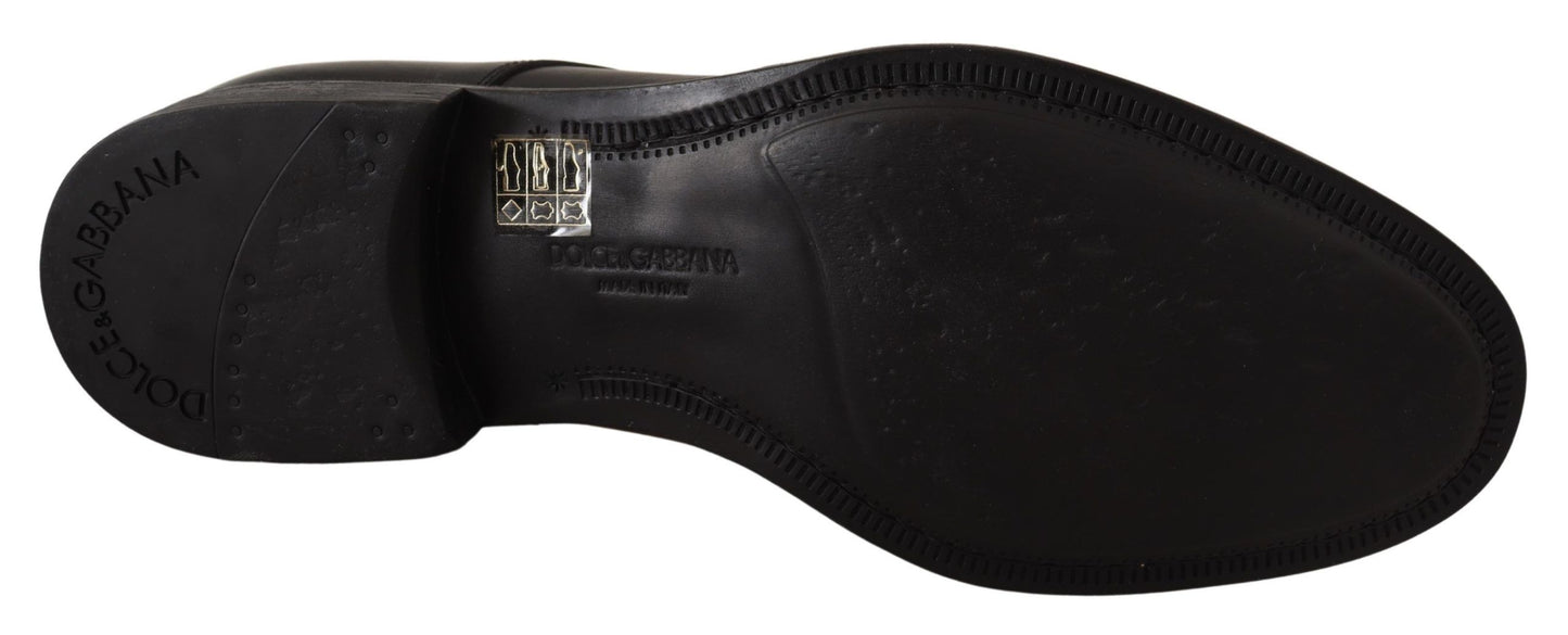 Dolce & Gabbana eleganti scarpe derby formali nere