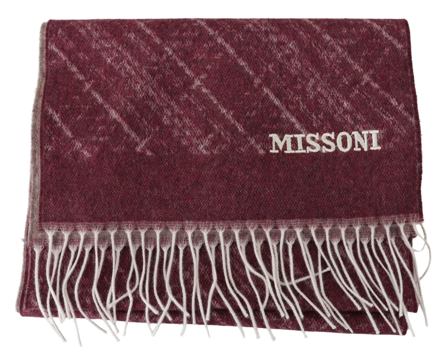 Элегантный кашемировый шарф Missoni с бахромой