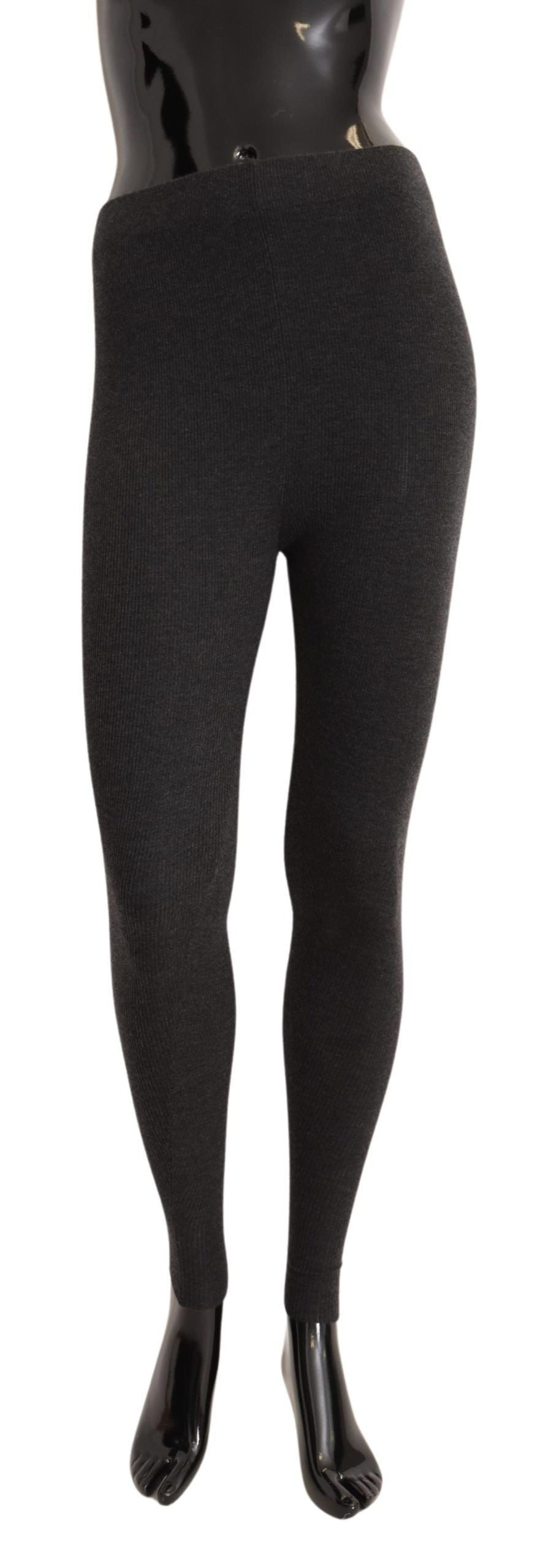 Collant eleganti in cashmere grigio Dolce & Gabbana: comfort di lusso