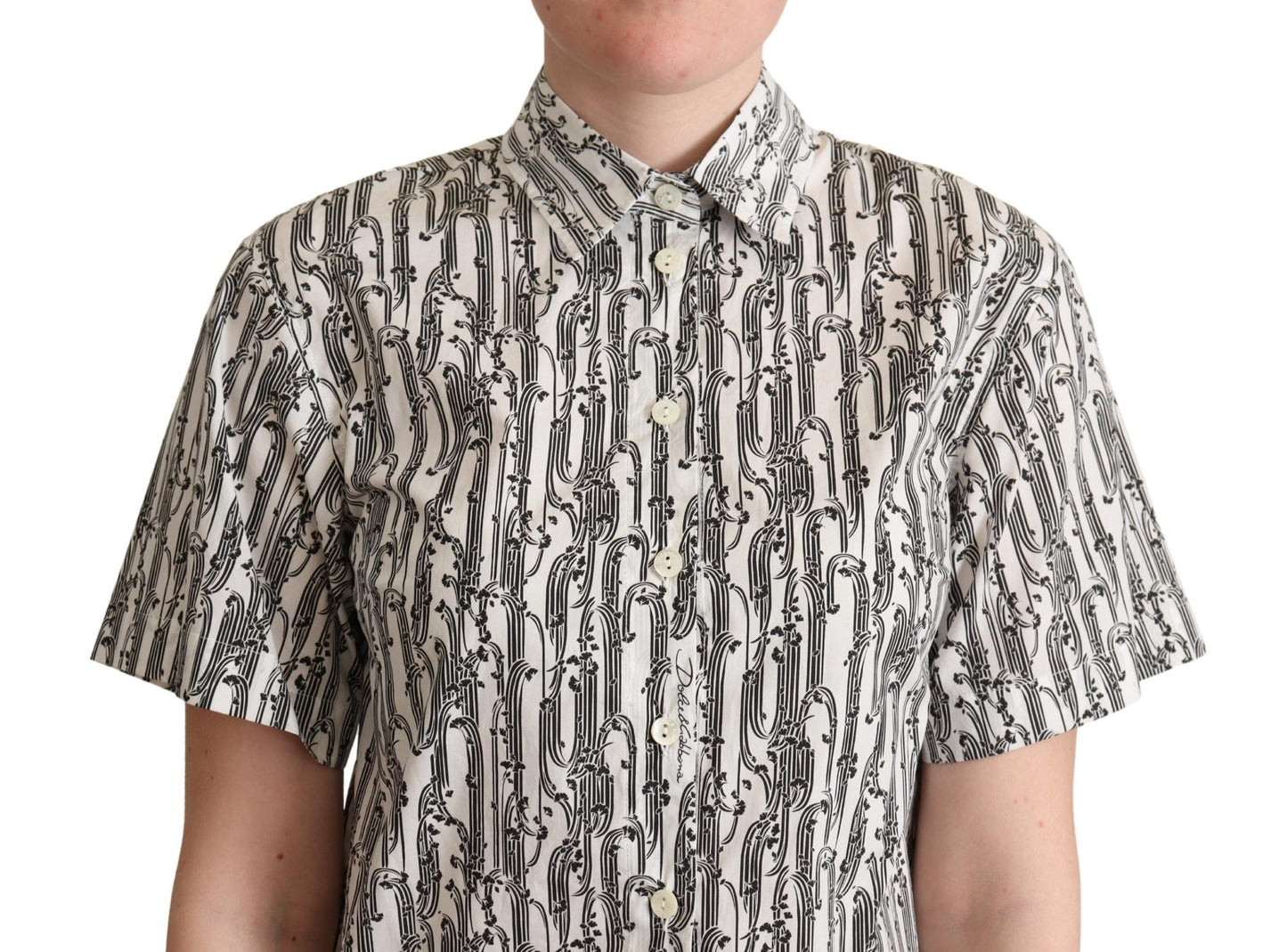 Dolce & Gabbana Polo elegante in cotone floreale