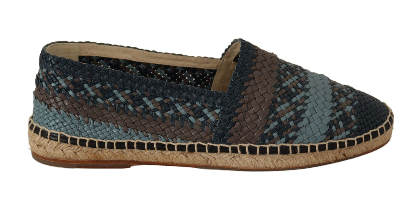Espadrillas eleganti in pelle intrecciata Dolce & Gabbana