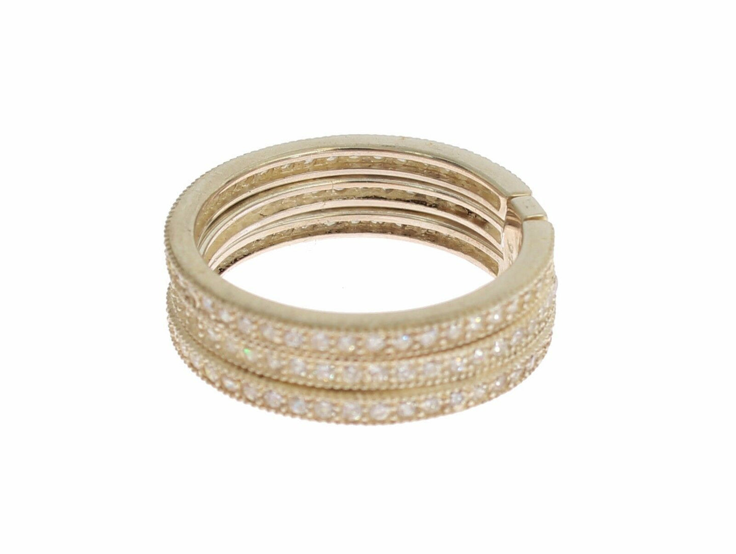 Nialaya abbagliante anello in cristallo CZ in argento sterling