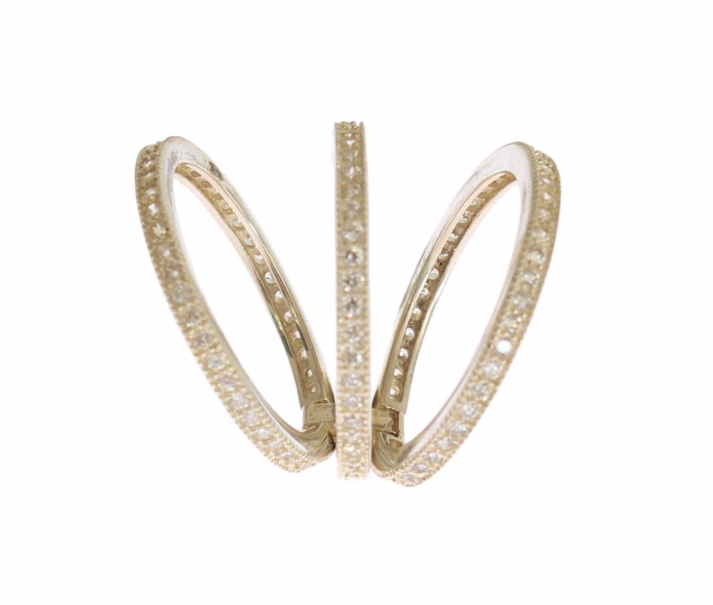 Nialaya abbagliante anello in cristallo CZ in argento sterling