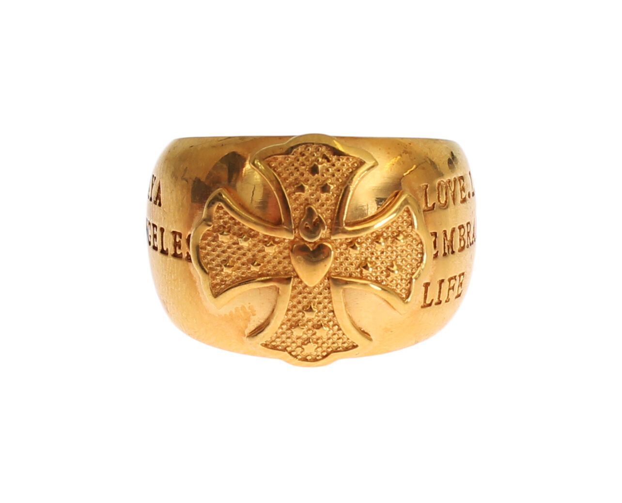 Anello Nialaya Glamorous in argento sterling placcato oro