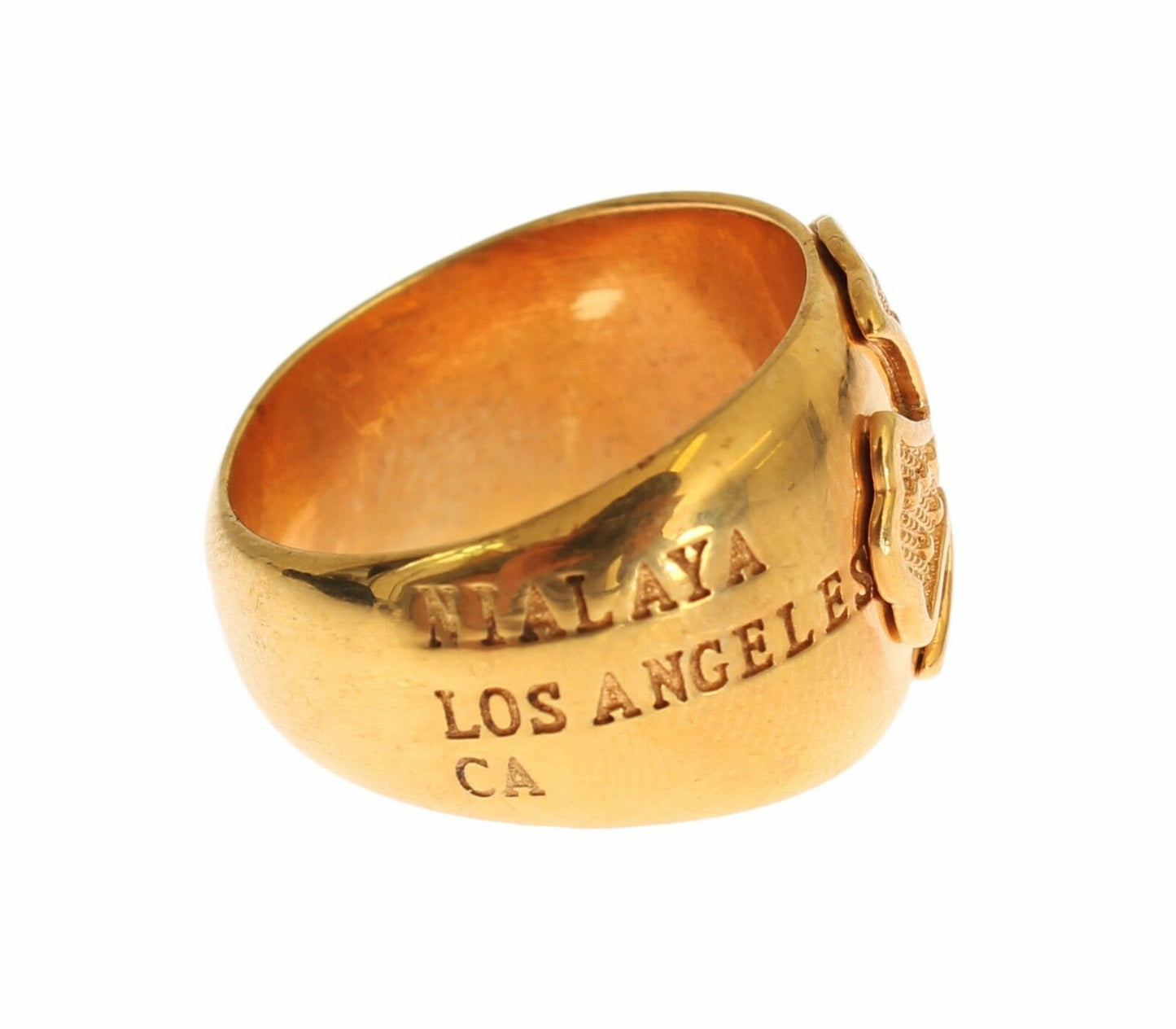 Anello Nialaya Glamorous in argento sterling placcato oro