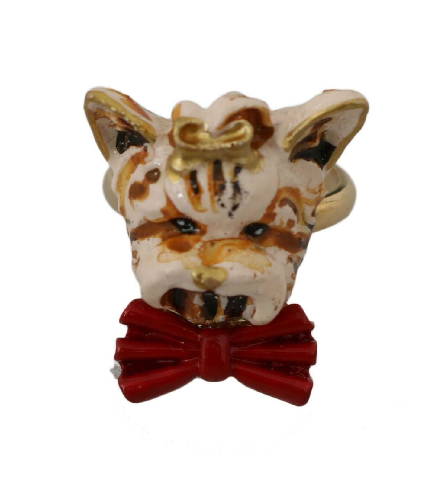 Anello da donna Dolce & Gabbana con elegante ciondolo a forma di canino