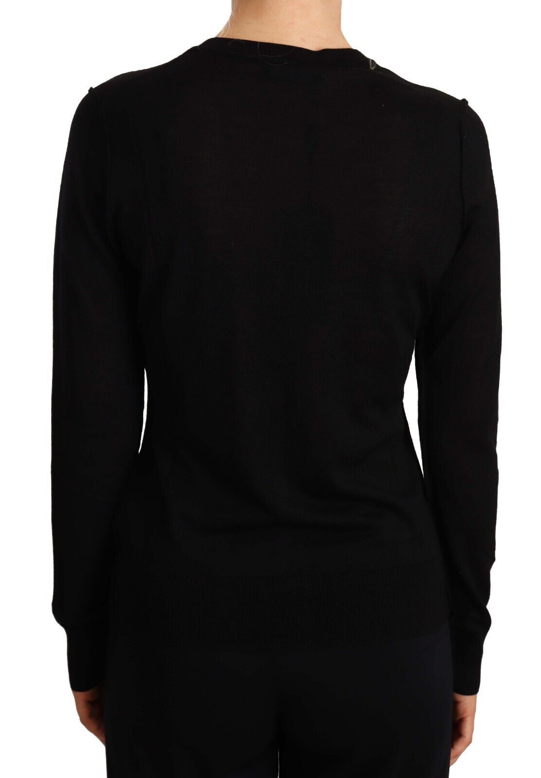 Dolce & Gabbana Maglione Elegante Girocollo In Lana Vergine