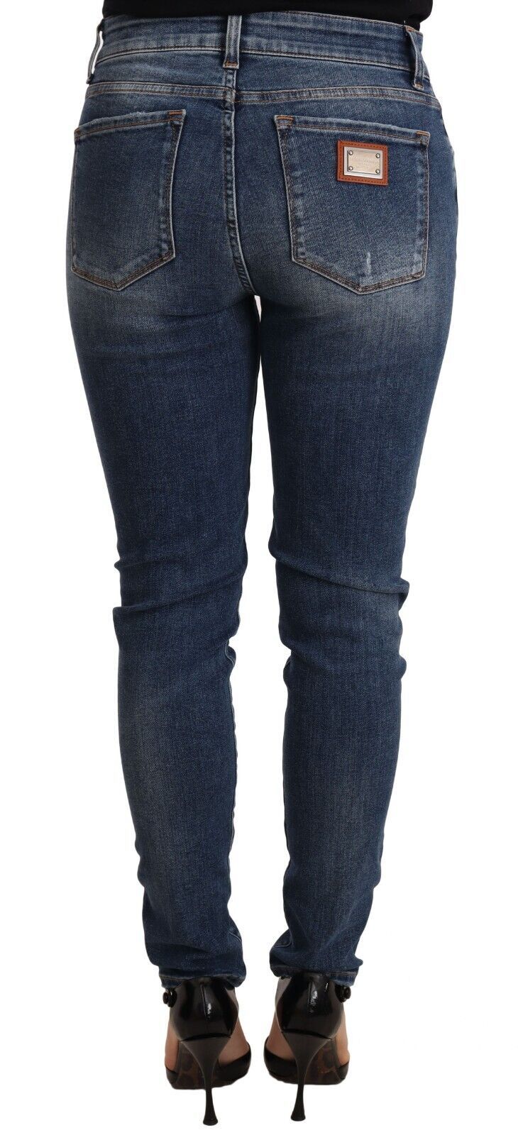 Jeans skinny effetto consumato slim fit Dolce & Gabbana