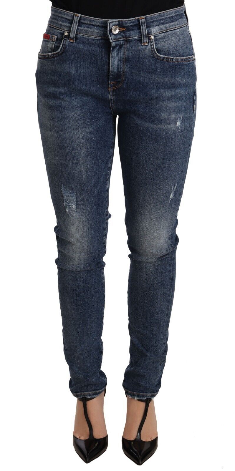 Jeans skinny effetto consumato slim fit Dolce & Gabbana
