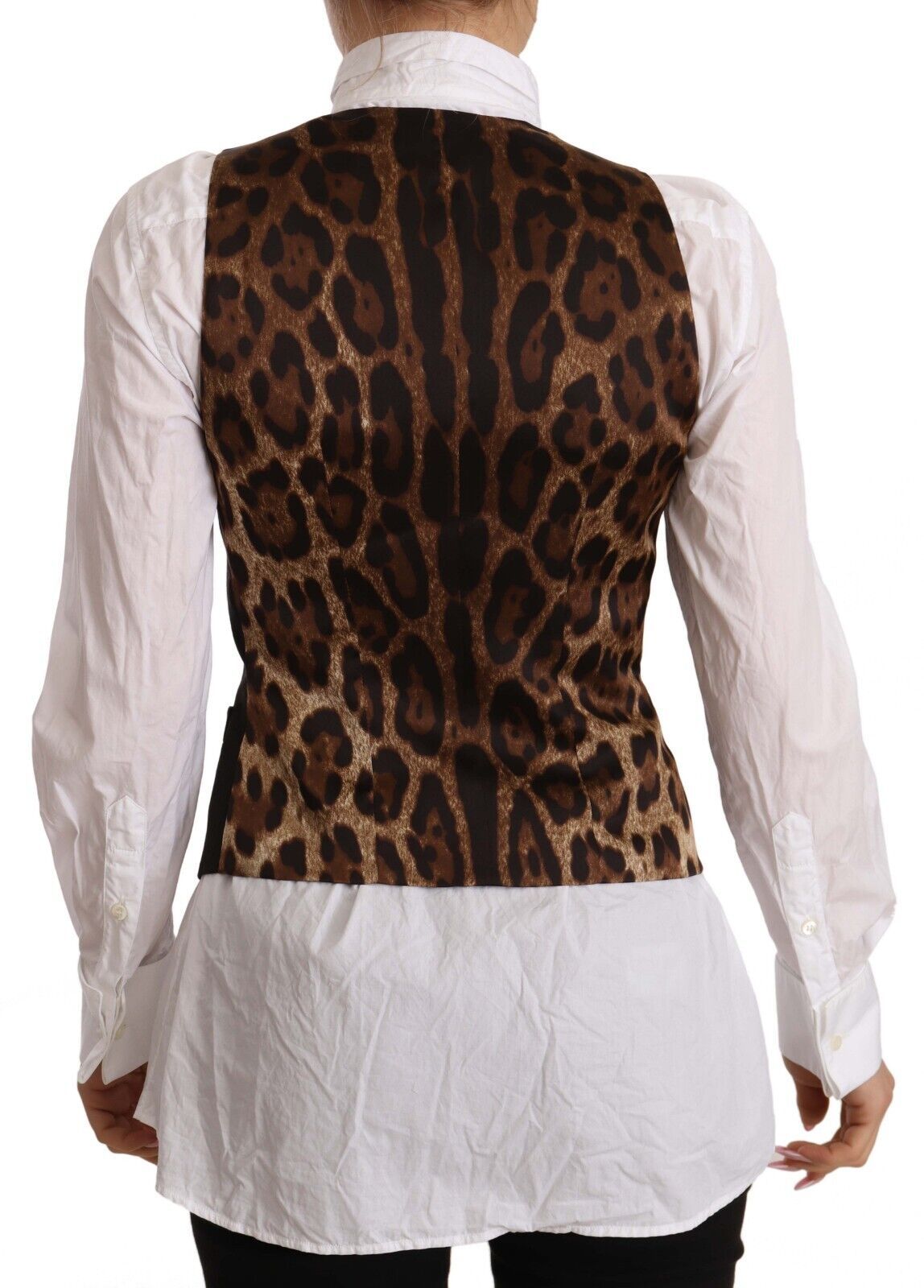 Dolce & Gabbana Elegante gilet nero con bottoni