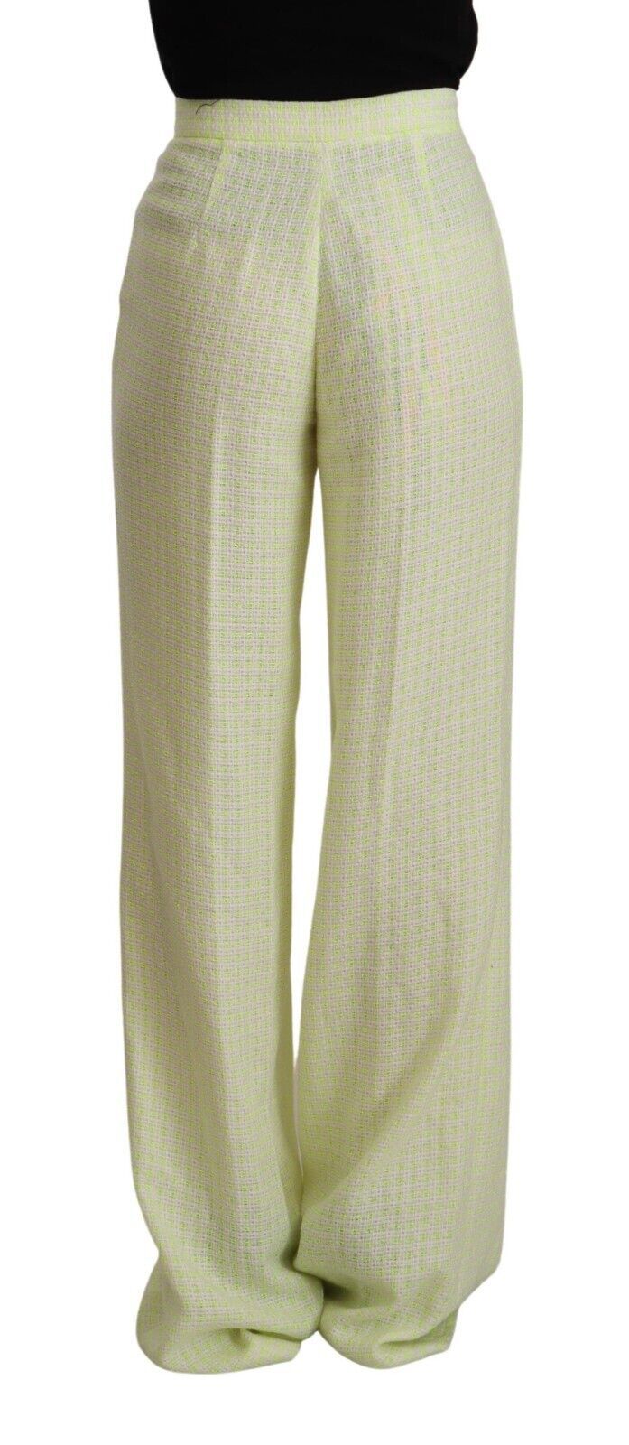 Pantaloni chic a vita alta e gamba dritta MSGM