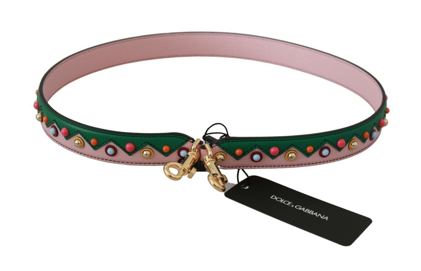 Dolce & Gabbana Элегантный разноцветный кожаный ремень через плечо