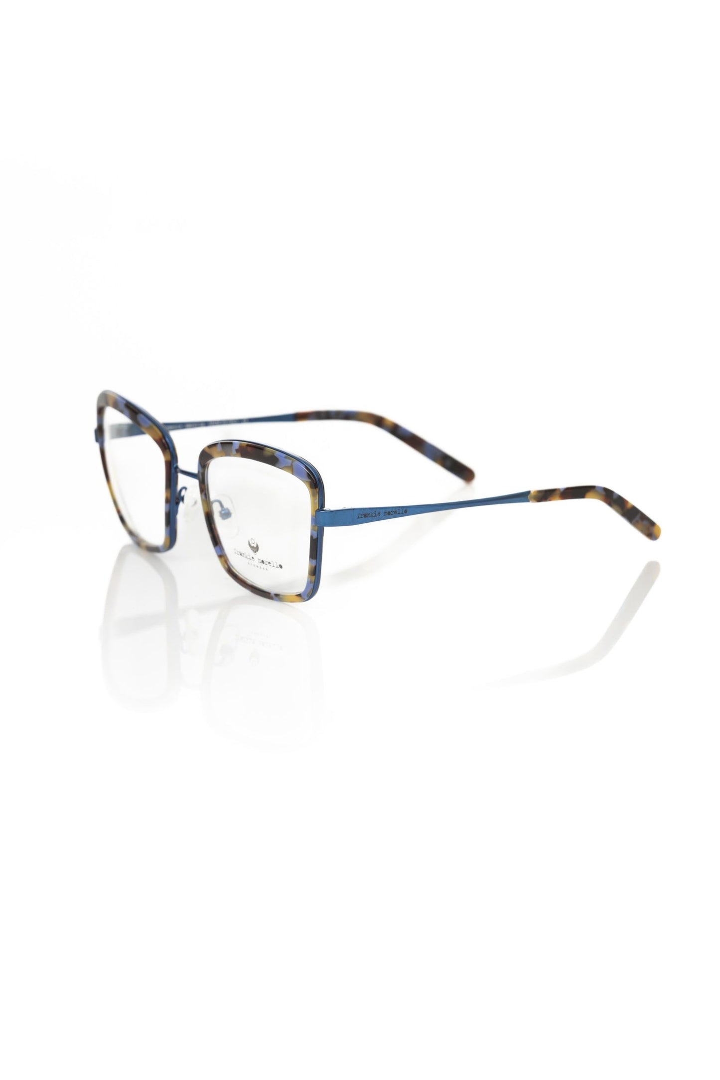 Montatura per occhiali da vista da donna Frankie Morello Blue Metallic