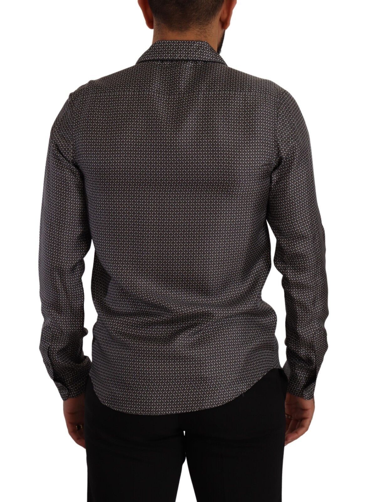 Dolce & Gabbana Elegante camicia button down in seta