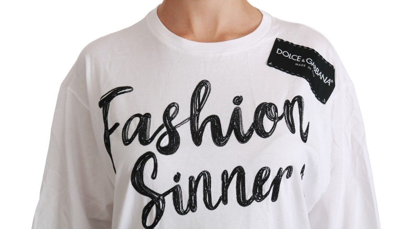 Dolce & Gabbana Футболка оверсайз Chic DG Fashion Sinners