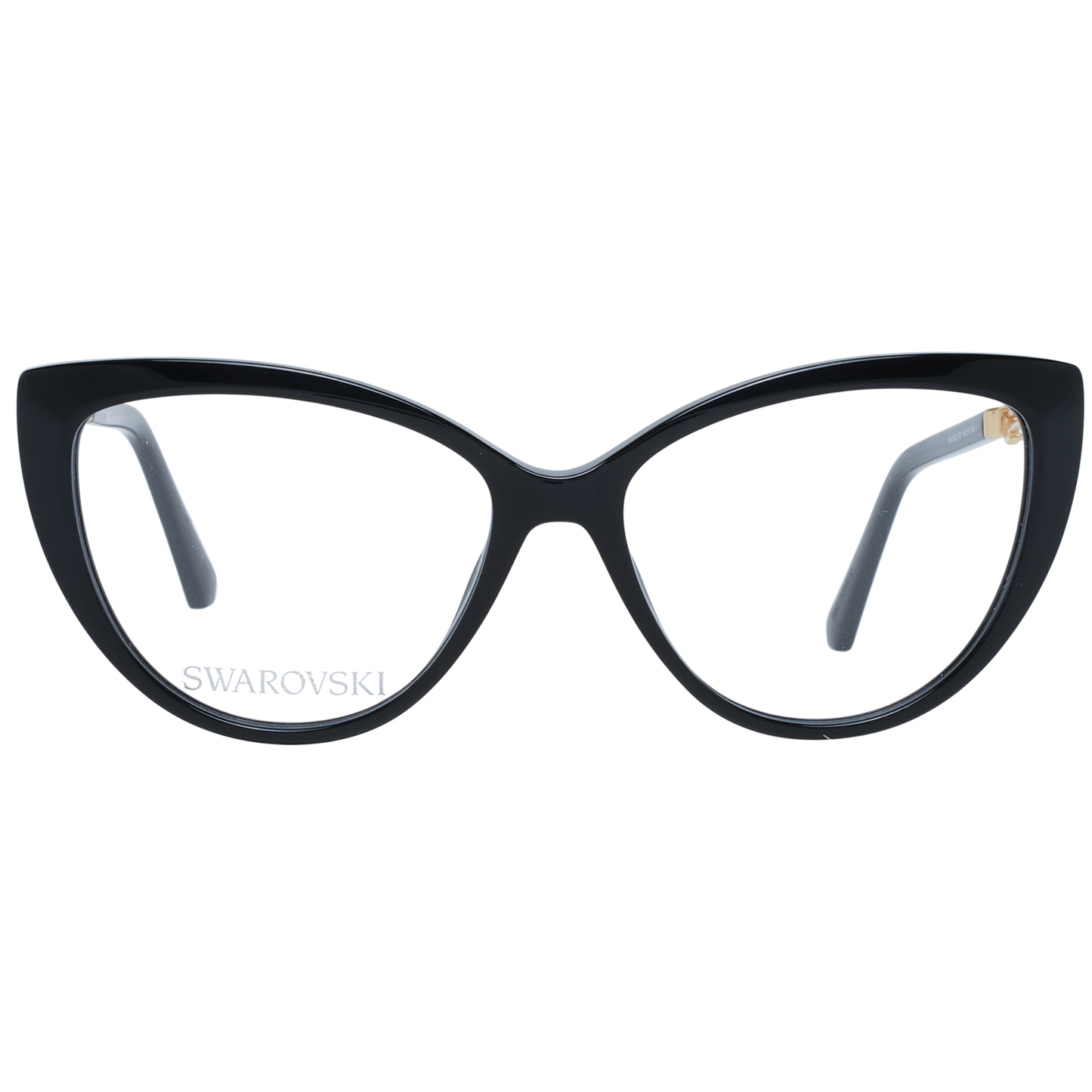 Элегантные черные дизайнерские очки Swarovski «кошачий глаз»