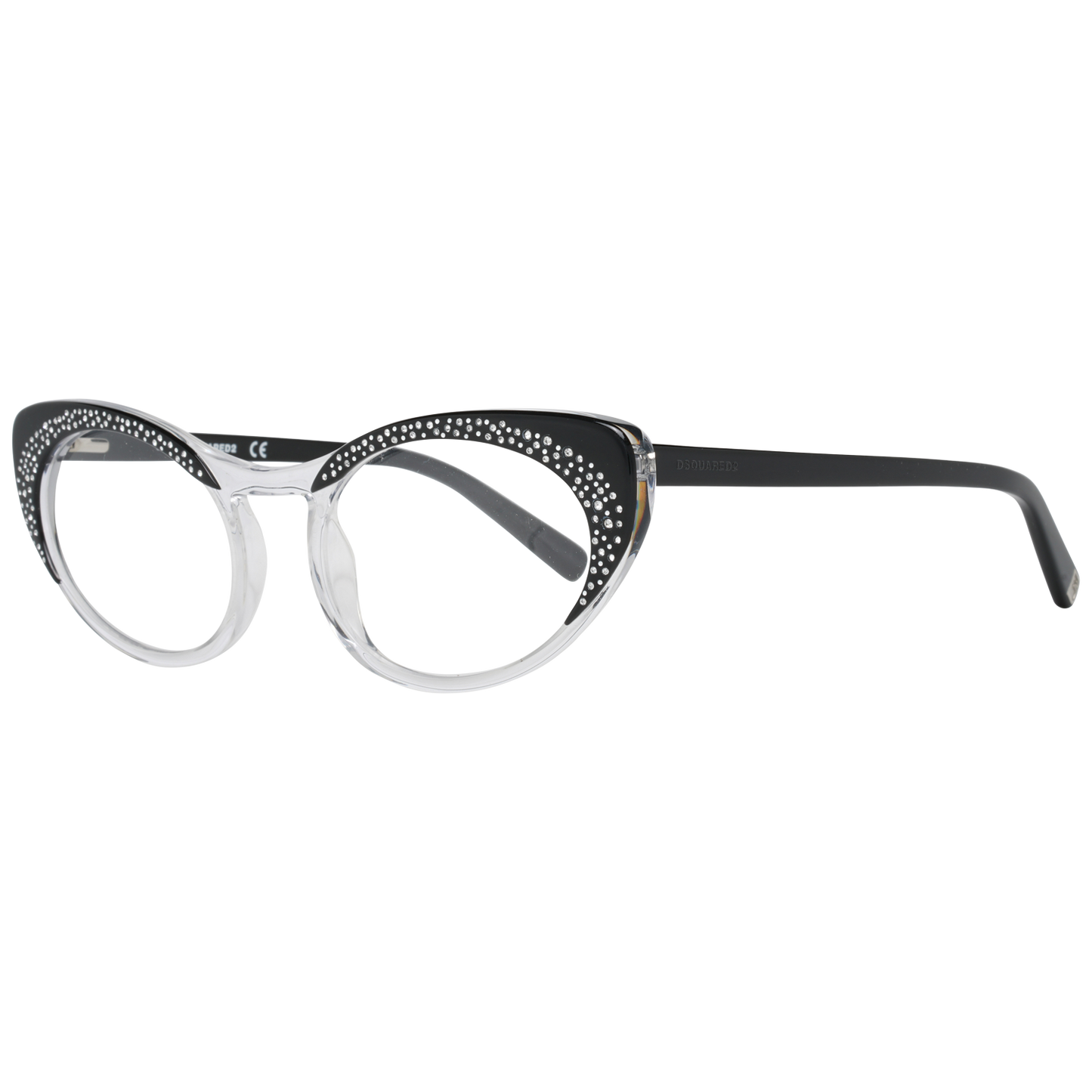 Occhiali di design a montatura intera neri chic Dsquared²