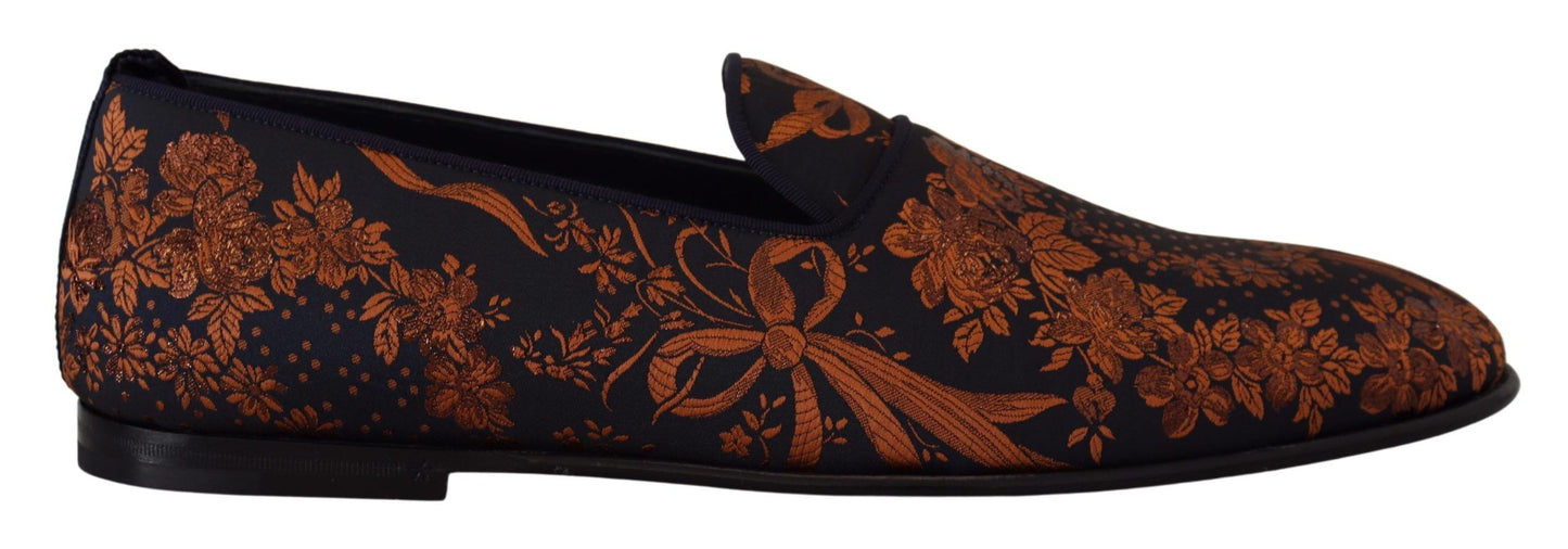 Mocassini slip-on eleganti floreali Dolce & Gabbana