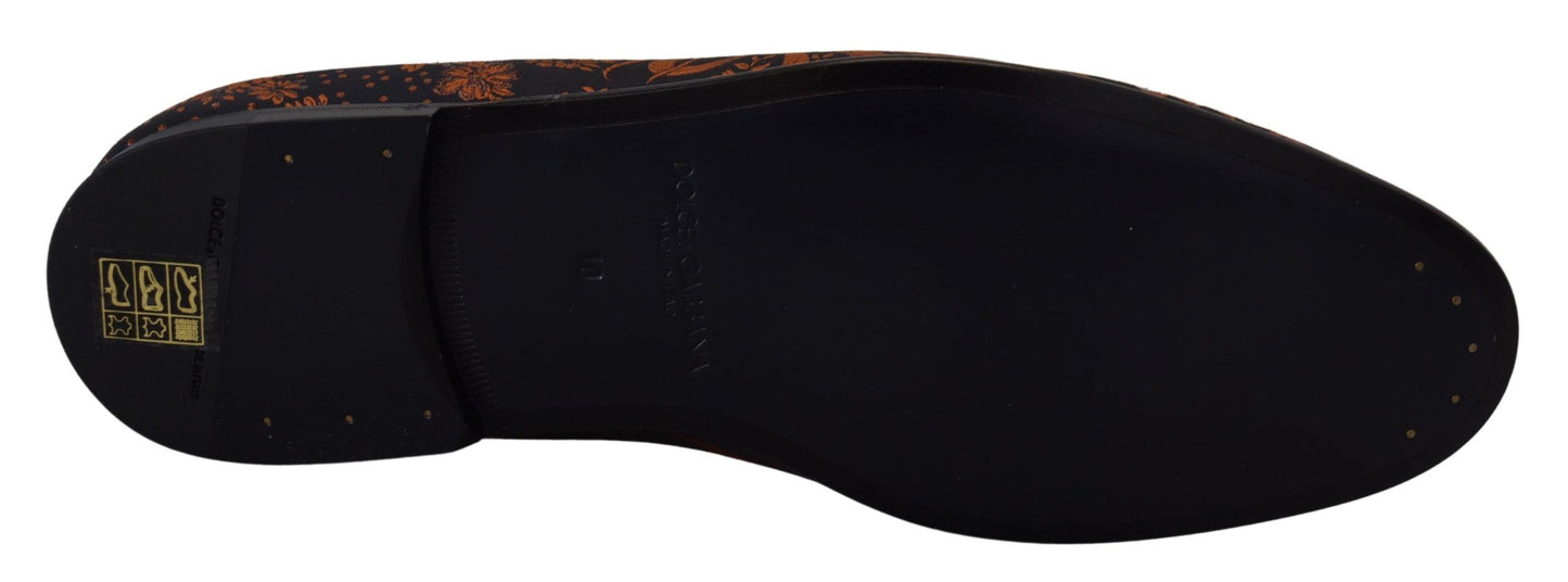 Mocassini slip-on eleganti floreali Dolce & Gabbana