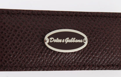 Dolce & Gabbana Exquisite Bordeaux Leather Money Clip - PER.FASHION