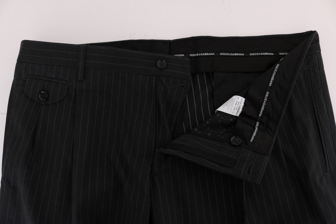 Dolce & Gabbana Eleganti Pantaloni Dritti a Righe