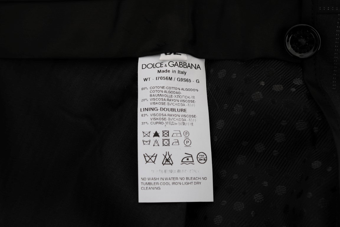 Dolce & Gabbana Eleganti Pantaloni Dritti a Righe