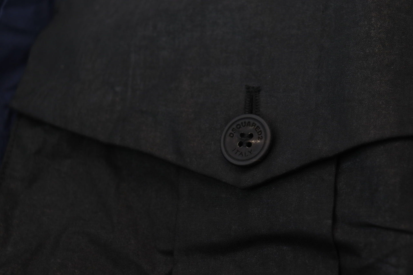 Camicia Dsquared² Svelte in cotone blu scuro