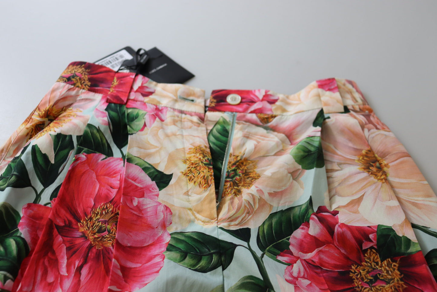 Pantaloni a vita alta in pregiata seta Dolce & Gabbana