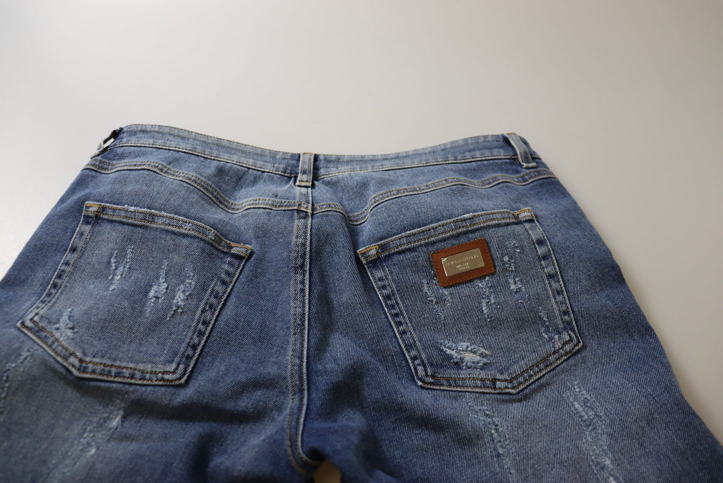 Jeans skinny in denim a vita bassa chic Dolce & Gabbana